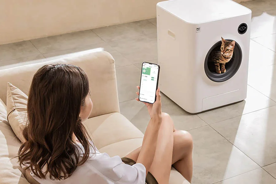 mechanical litter box