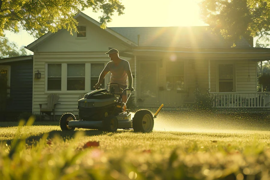 eco self propelled lawn mower